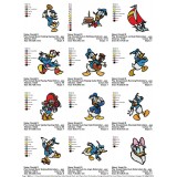 Collection Donald Duck and Daisy Duck Embroidery Designs 04